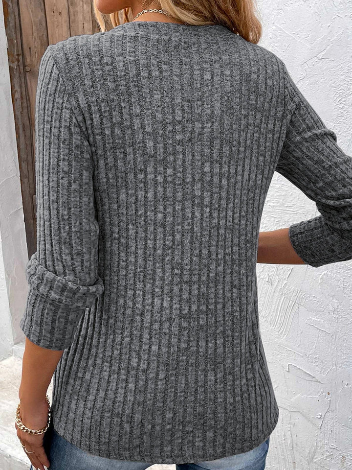 Drune | Gerippter Stricktop