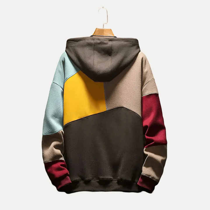 Drune | Herren Hoodie mit Strick- & Druckdesign