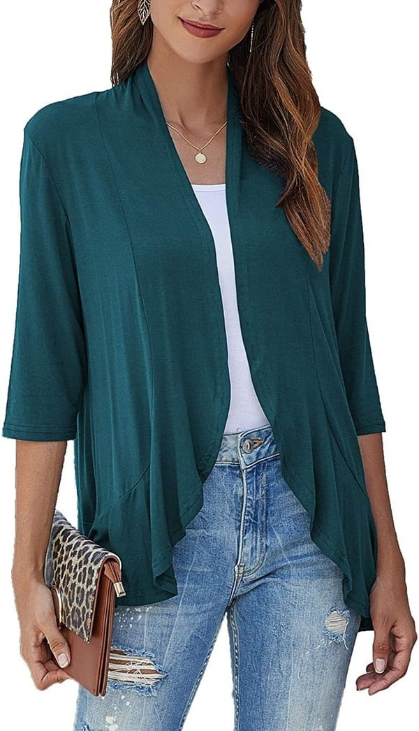 Drune | Elegantes Offenes Front Damenjacke