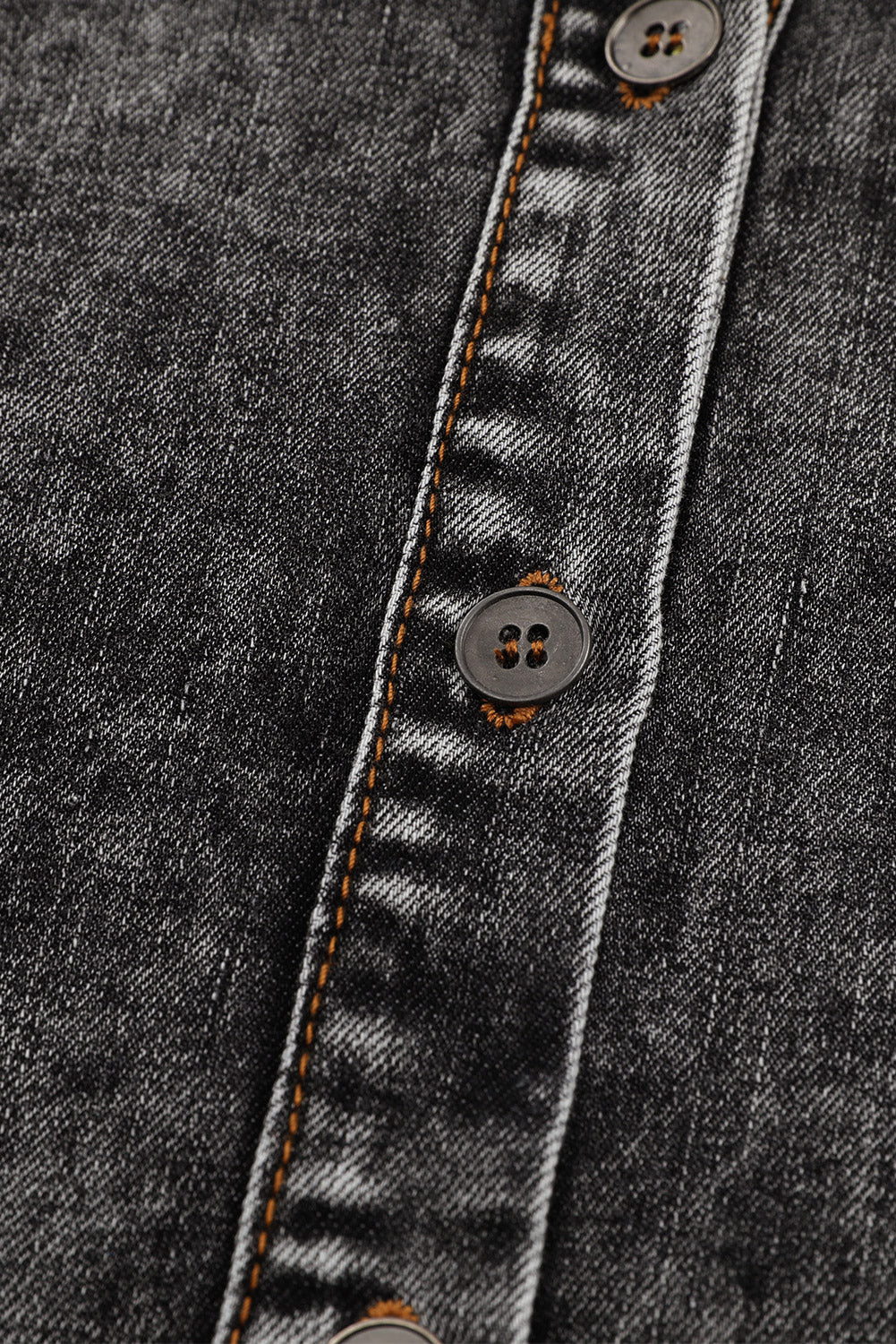 Drune | Denim-bluse mit Puffärmeln Baumwolle Klassischer und Eleganter Stil