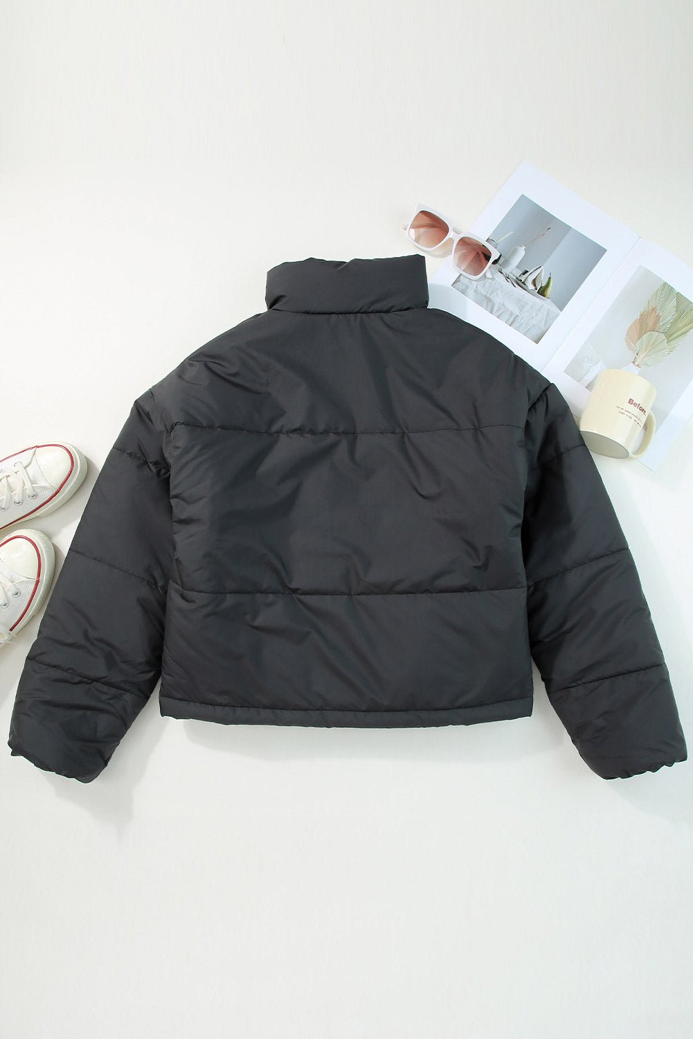 Drune | Pufferjacke - Leichte Wärme - Tunnelzugsaum - Lässiger Winterstil