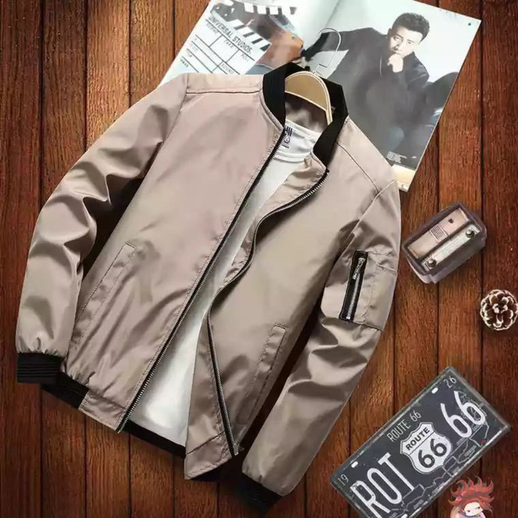 Drune | Herren Sommerjacke mit Reißverschluss und Tasche Lebbi