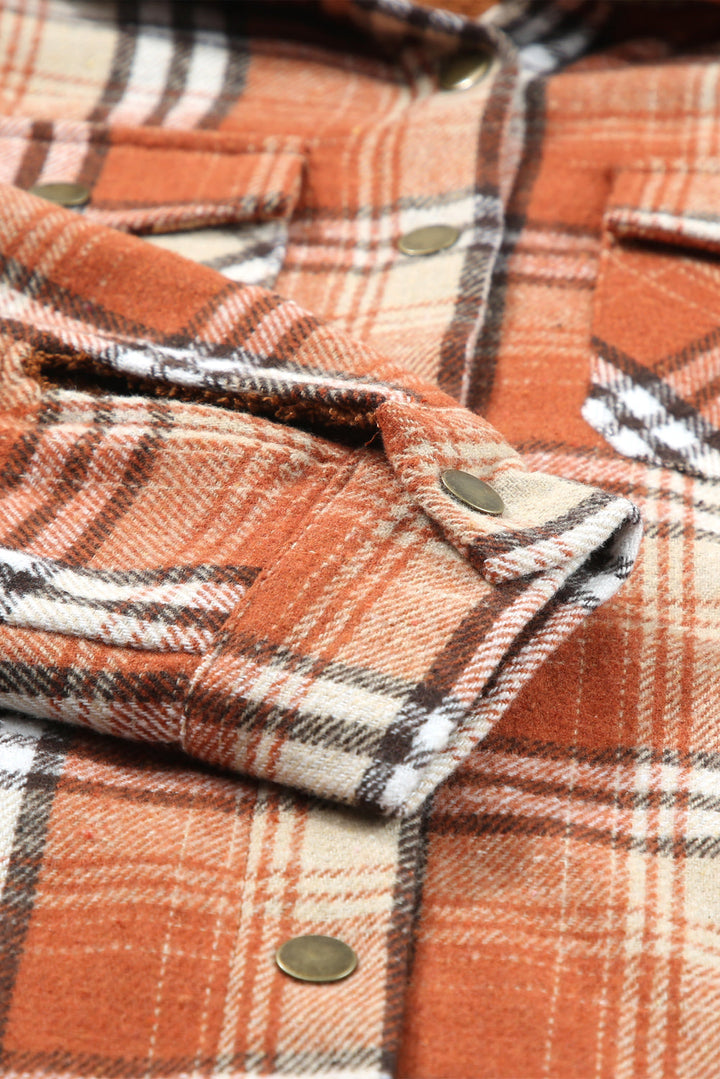 Drune | Gepunktete Jacke mit Kapuze Weiches Plüschfutter Perfekt Für Kalte Tage