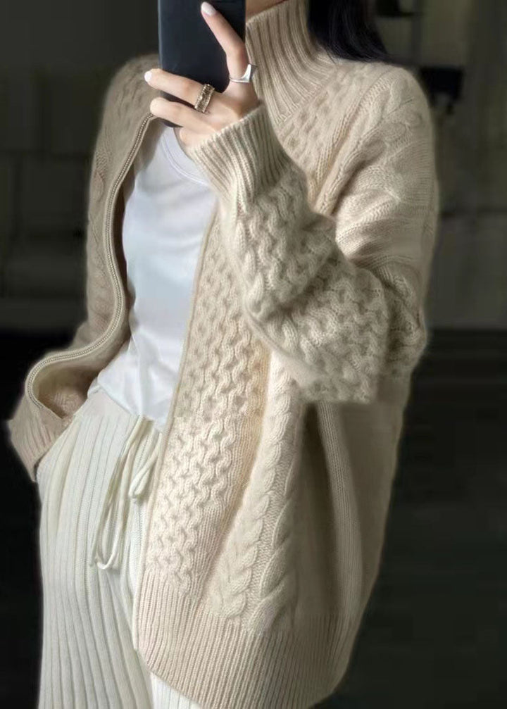 Drune | Strickjacke mit hohem Halsausschnitt