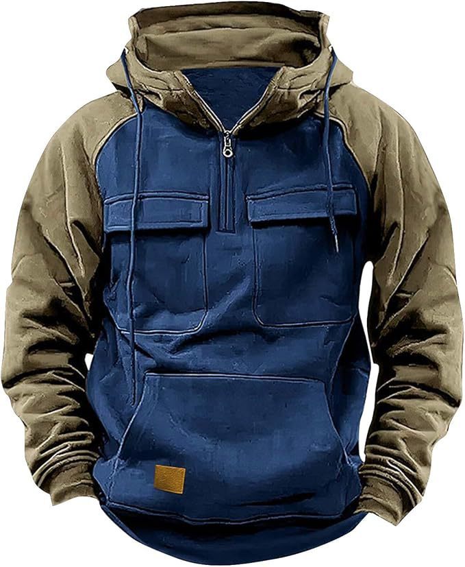 Drune | Dicke Herren-Hoodie mit vielen Stauraumtaschen