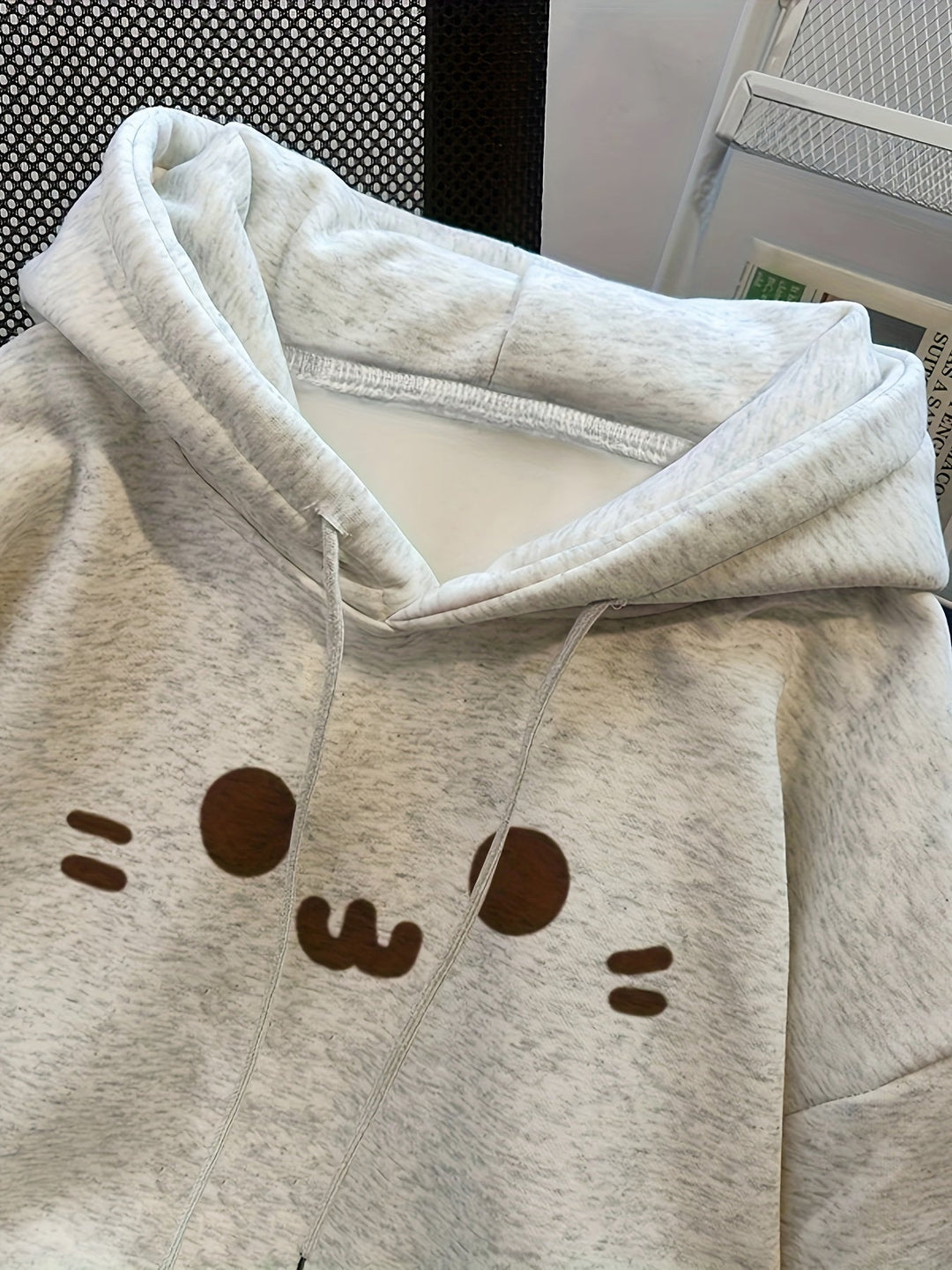 Drune | Sweat-Pullover Hoodie mit Kapuze und Backprint für Damen - Perfekt für den Alltag