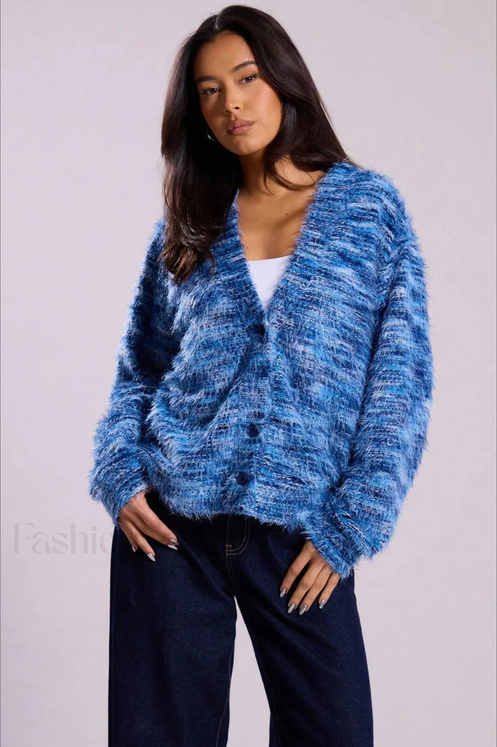 Drune | Vintage Streifen Cardigan mit V-Ausschnitt