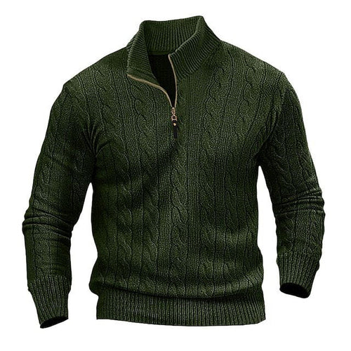 Drune | Herrenpullover mit Reißverschluss