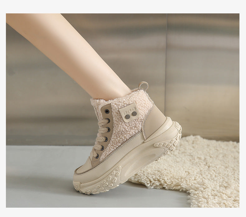 Drune – Wasserdichte Plüsch-Stiefeletten