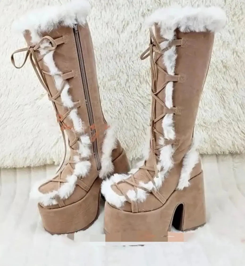 Drune | Neue Winter Frauen Schnee Stiefel Plattform  (Saison  1)