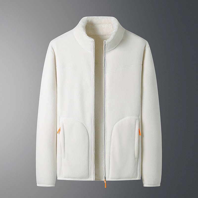 Drune | Fleecejacke mit Reißverschlusstaschen - Leichte Wärme - Hoher Kragen - Alltags-Layer