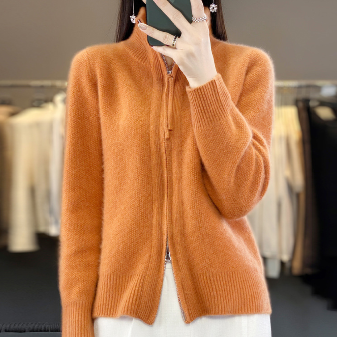 Drune | Eleganter und bequemer Reißverschluss-Cardigan
