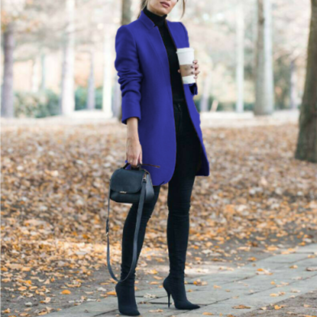 Drune | Damen Stehkragen Wintermantel mit zeitlosem Design