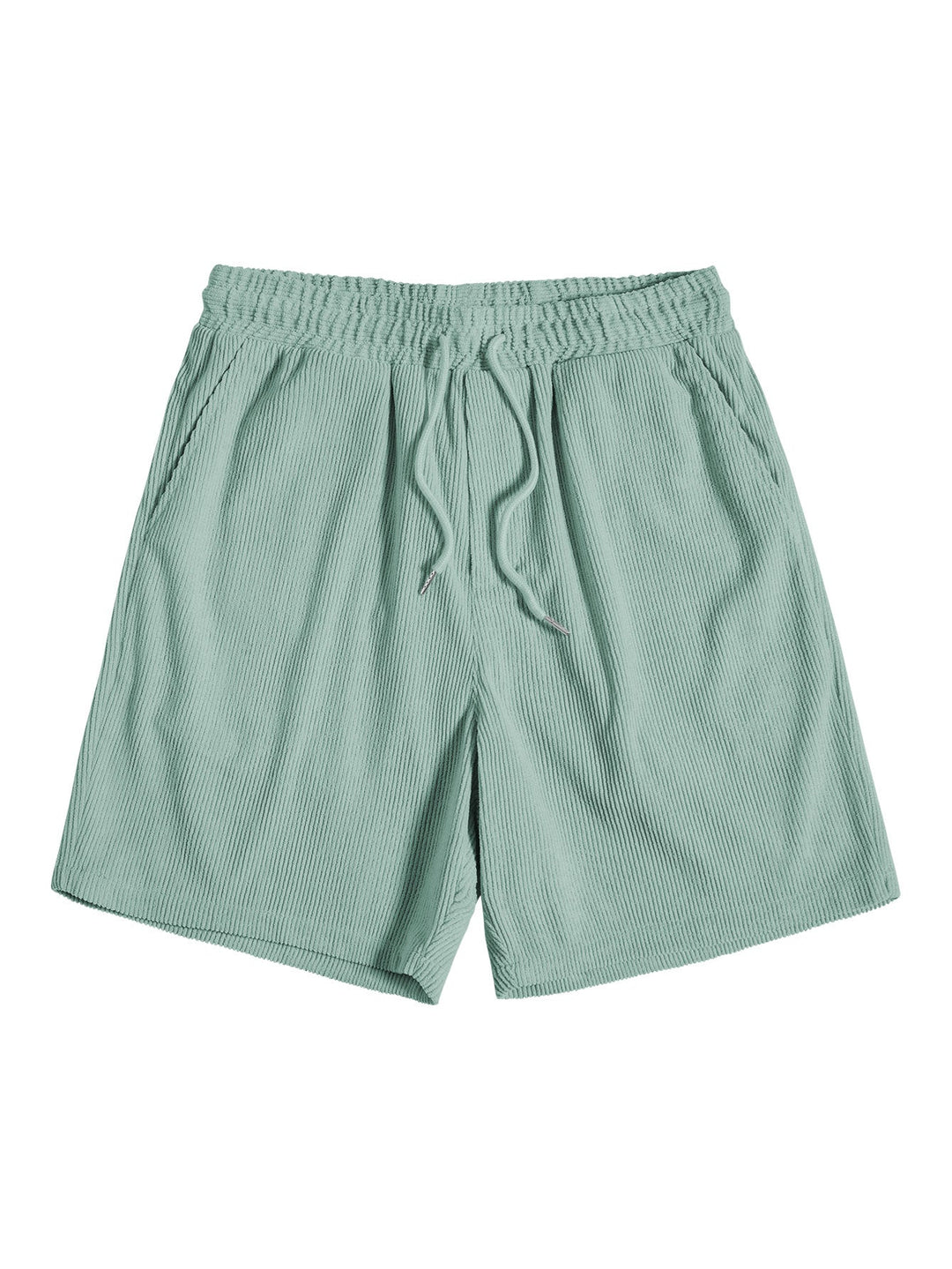 Cordhemd und Shorts