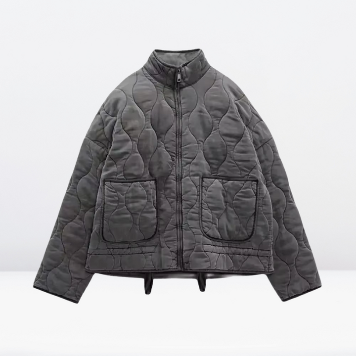 Drune | Damen Steppjacke mit Kordelzug & Reißverschluss