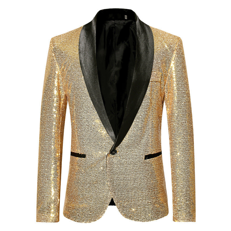 Drune | Stilvoller Pailletten-Blazer für Herren