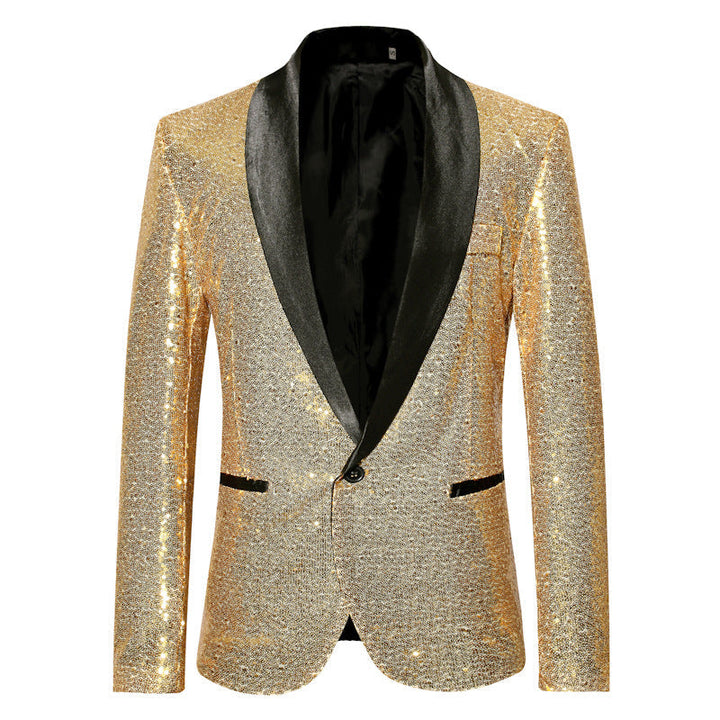 Drune | Stilvoller Pailletten-Blazer für Herren