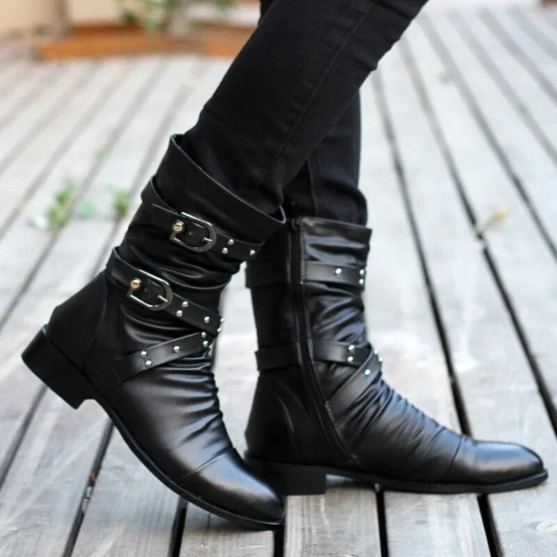 Drune | Stiefel Aus Weinlese Leder