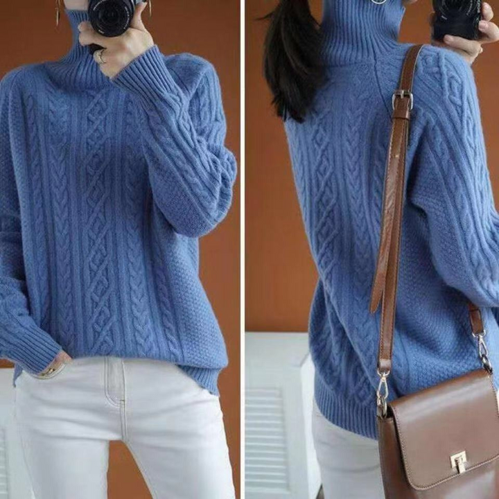 Drune | Pullover aus Strick für Frauen mit warmem Rollkragen