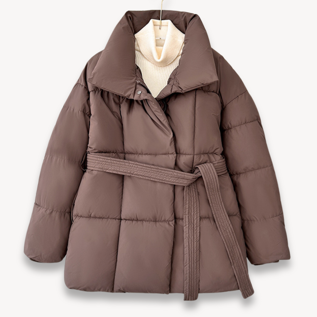 Drune | Gurtelter Stepp-Pufferjacke für Frauen