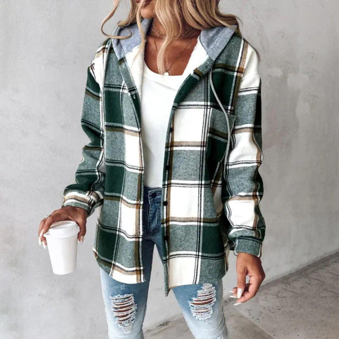 Drune | Herbstkarierte Jacke für Damen