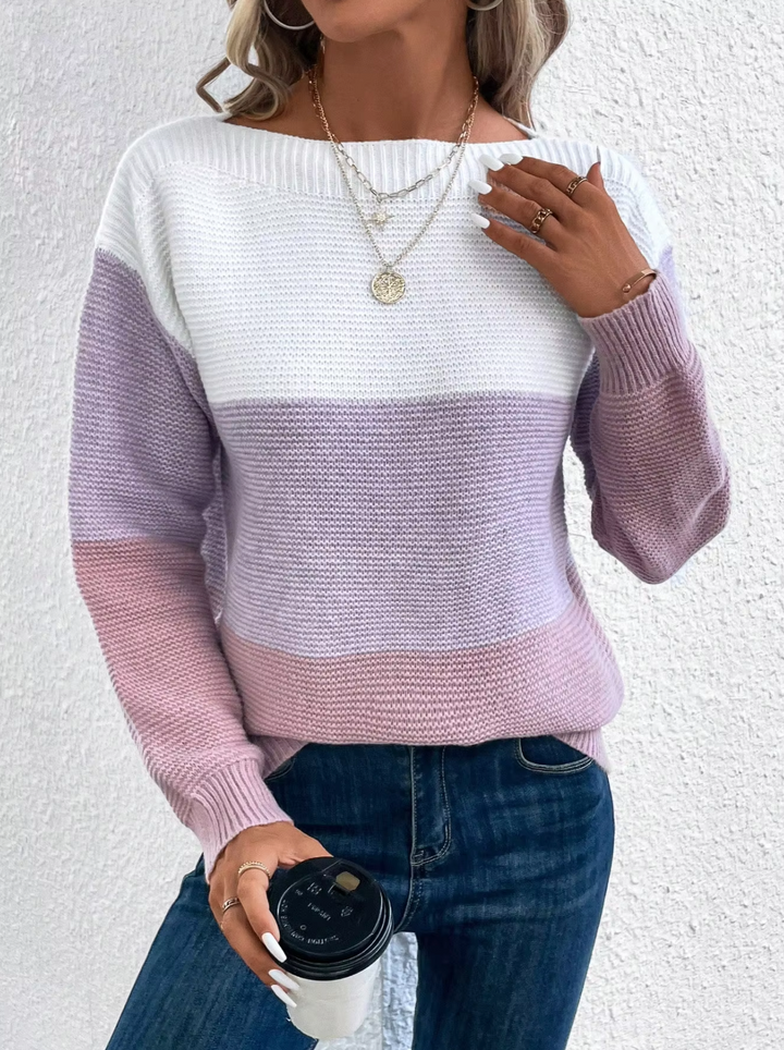 Drune | Tricolor Strickpullover
