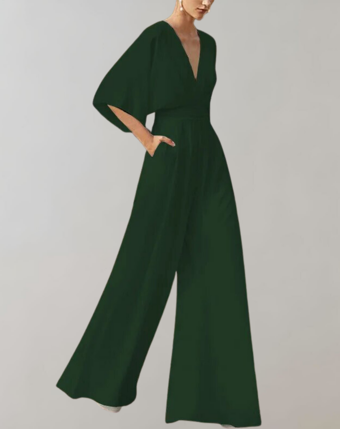 Drune | Lässiger Overall Mit Weitem Bein