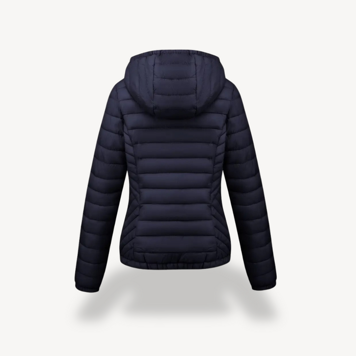 Drune | Damen gesteppte Pufferjacke mit Kapuze