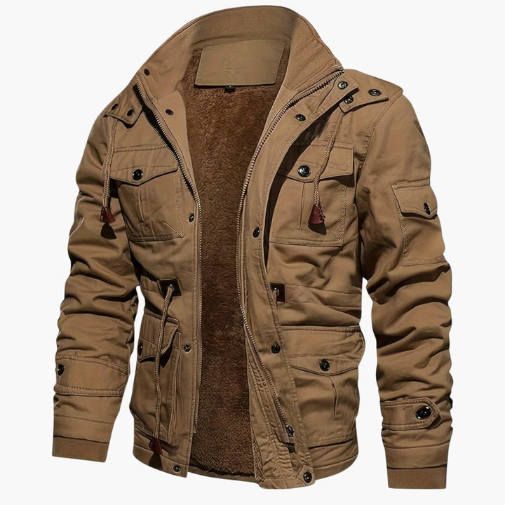 Drune | Warme Fleecejacke mit Taschen für Herren
