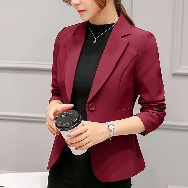 Drune | Eleganter Damen Blazer mit Langen Ärmeln Perfekt für Die Arbeit