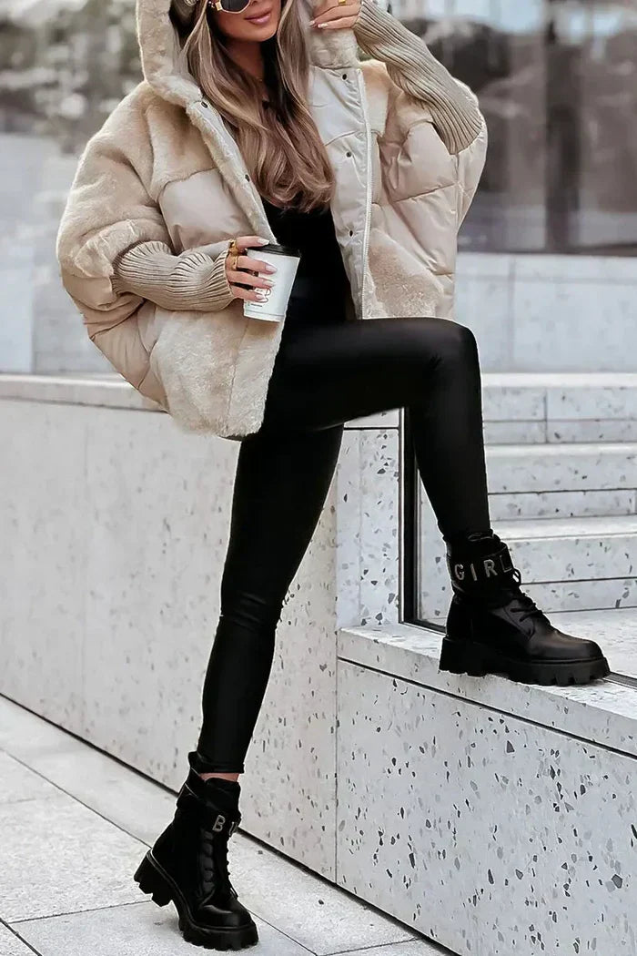 Drune | Damen - Winter Fleece jacke – Eleganter Luxus mit Kuschelfaktor