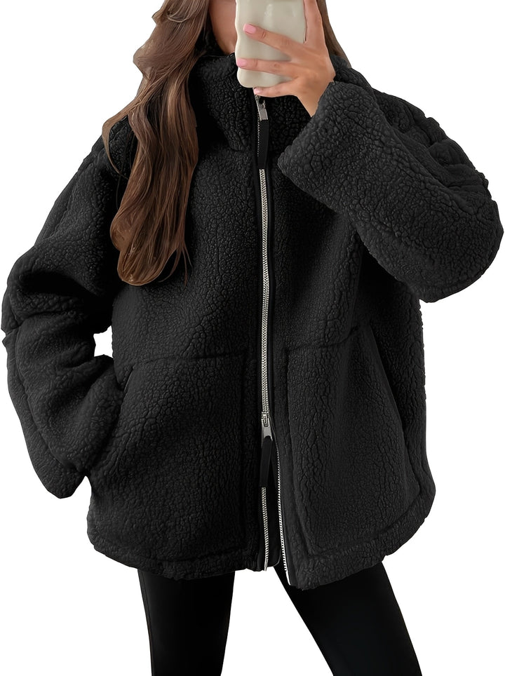 Drune | Elegante Damenwolljacke mit Reißverschluss