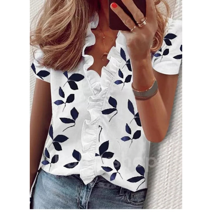 Drune | Bluse Aus Chiffon mit Blumen