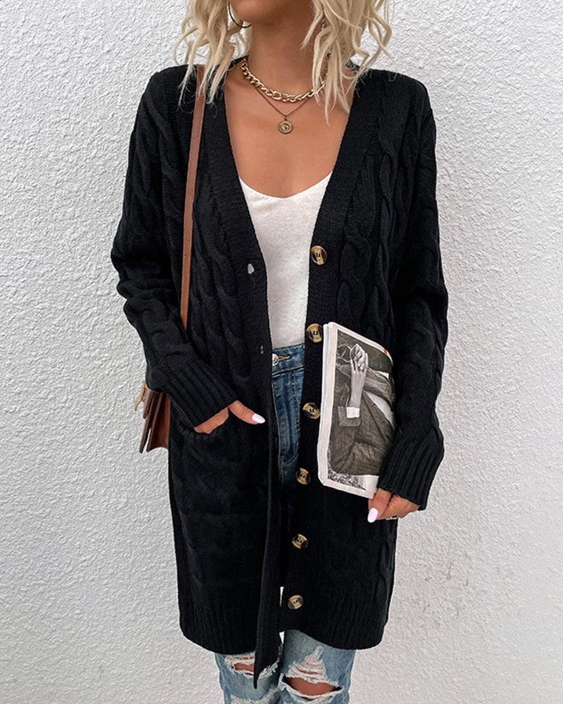 Drune | Langärmelige Strickjacke