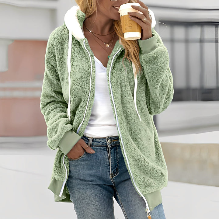 Drune | Damen Kapuzen-Fleecejacke für Wohlgefühl