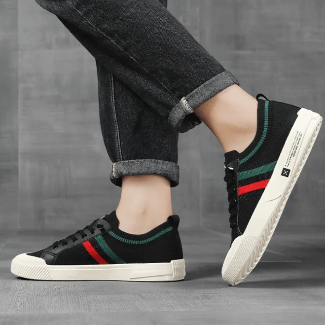 Drune | Lässige Sneakers Mit Strickmuster Für Männer