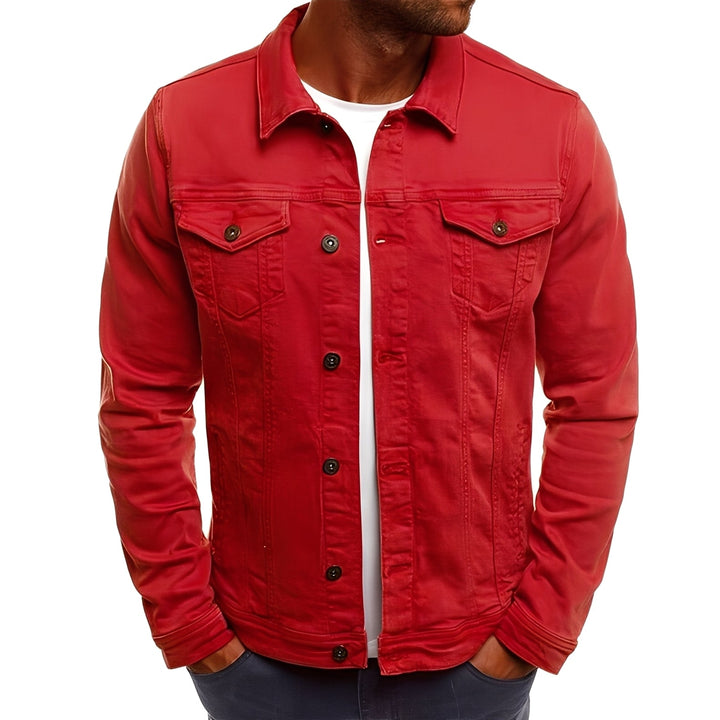 Drune | Stylische Denimjacke mit Taschen für Männer