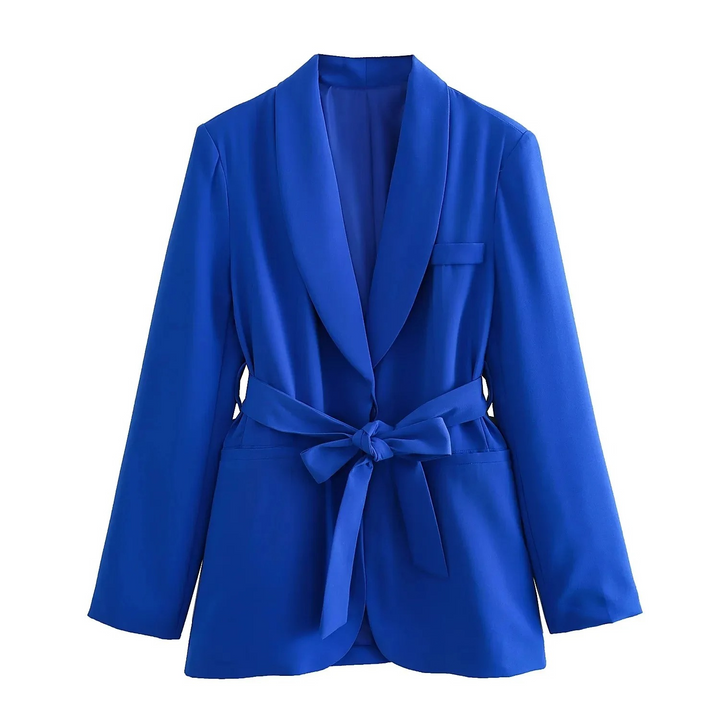 Drune | Mehrfarben Hausbekleidungsstil Blazer und Hose Set