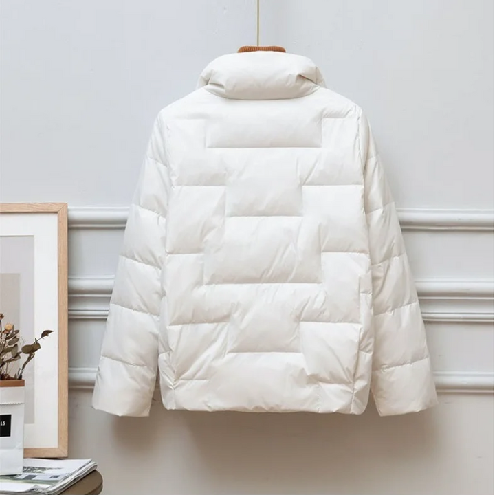 Drune | Gep quiltete Daunenjacke Rollkragen Daunenjacke
