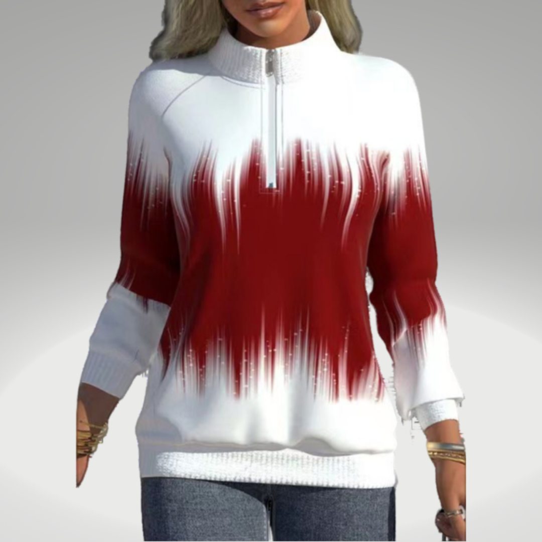 Drune - Damen Sweatshirt mit Farbverlaufdruck