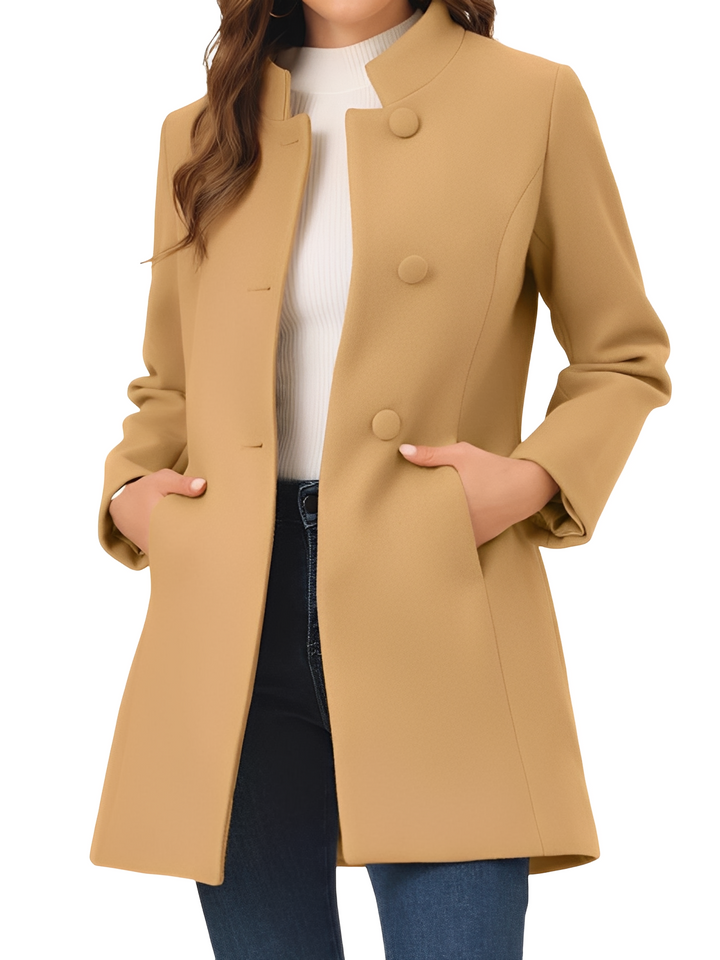 Drune | Moderne, figurbetonte Damenjacke mit Knöpfen