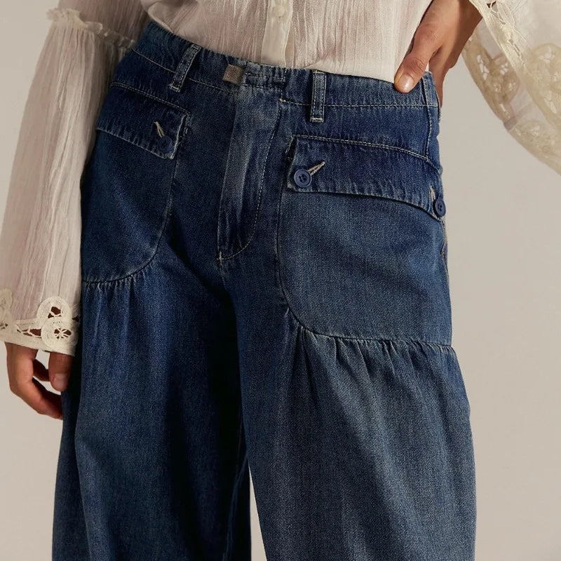 Drune | Denim Harem Jogger