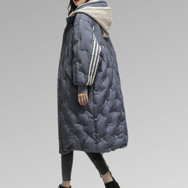 Drune | Puffer Jacket - Chevron Gequiltes Design - Warme Wintergrundausstattung