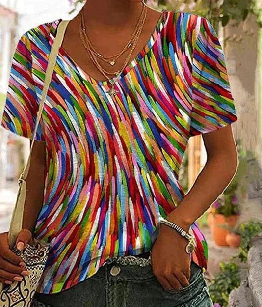Drune | Bunt Freizeit Top