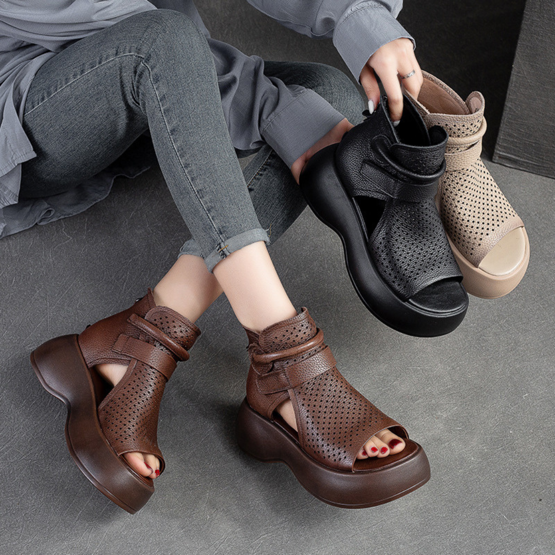 Drune | Ledersandalen Für Orthopädische Bedürfnisse