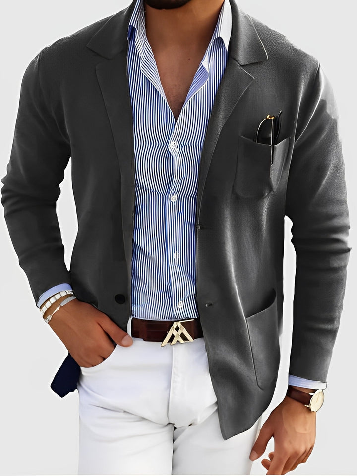 Drune | Eleganter Blazer mit Taschen für Männer