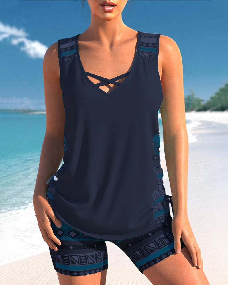 DruneTankini Set Bequemer Tankini für Den Strand