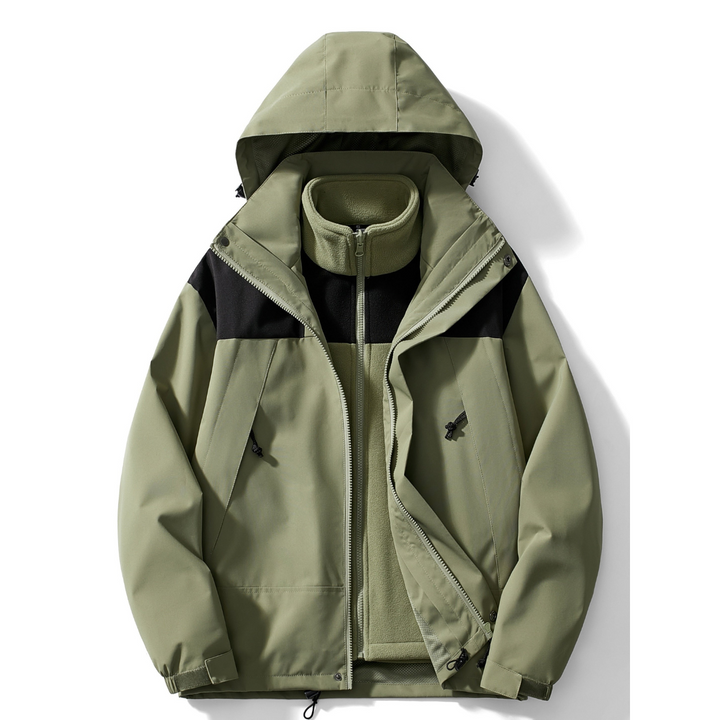 Drune | Winterjacke 3-in-1 - Fleece & Mit Kapuze