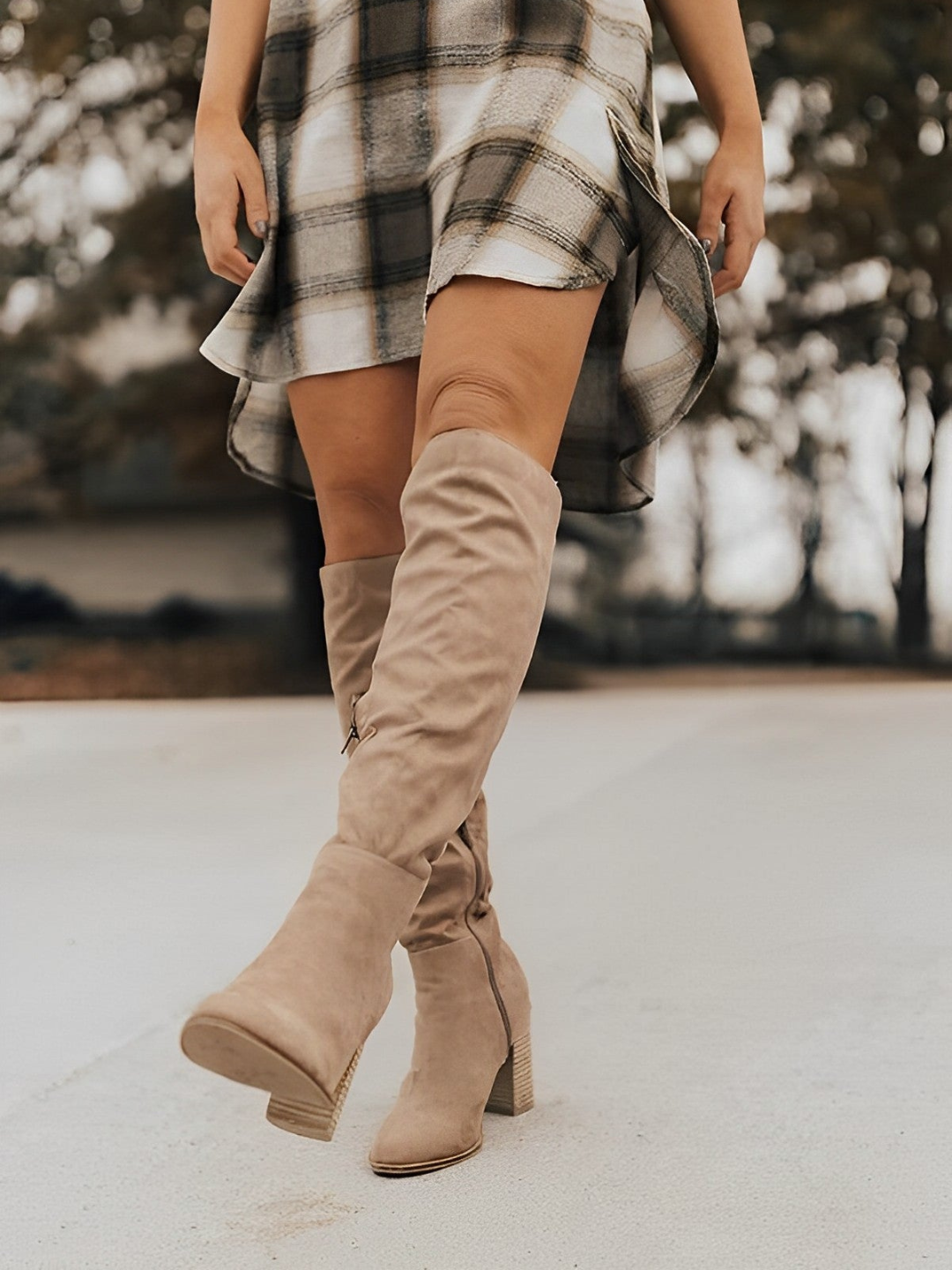 Drune | Elegante Hohe Stiefel mit Absatz