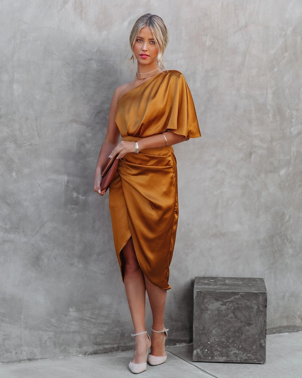 Drune | Sexiest einäugiges ungleichmäßiges Rockkleid Damen Abendkleid